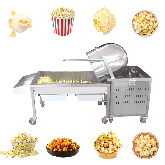 Popcorn Machine Home - Máquina comercial de fazer pipoca totalmente