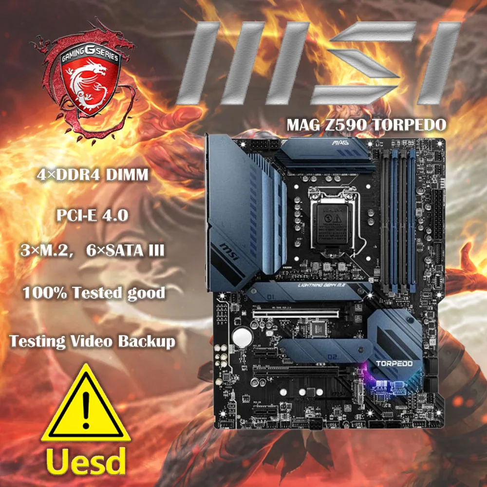 Home Cinema Video Processor - Placa-mãe para jogos MSI MAG Z590