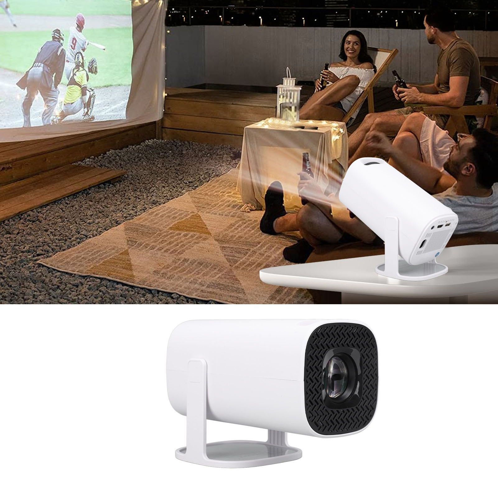 Home Cinema Mini - Projetor LED P30 1080P FHD 4K