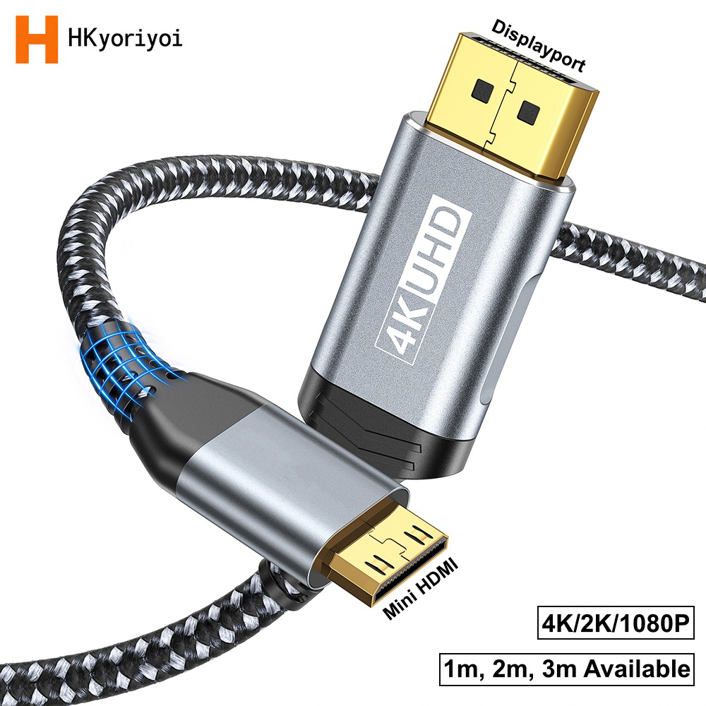 Home Cinema Portable - Cabo DisplayPort para Mini HDMI UHD