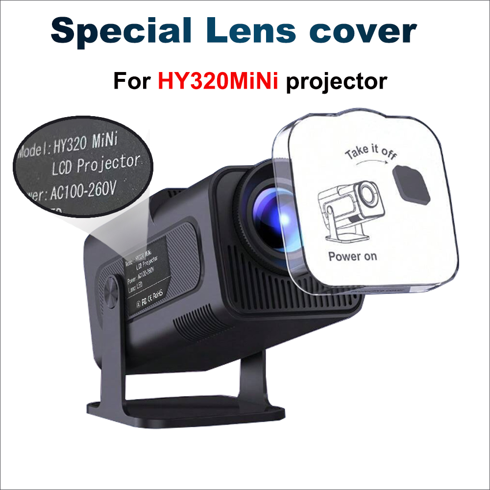 Home Cinema Portable - Hy320mini capa de lente de projetor