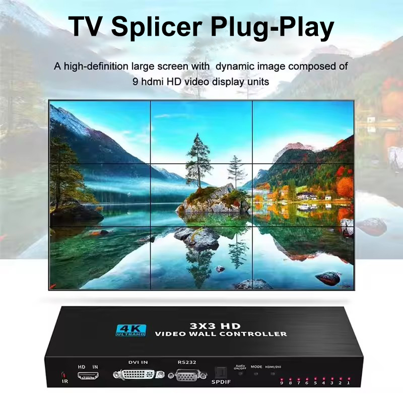 Home Cinema Video Processor - Controlador de parede de vídeo 4k