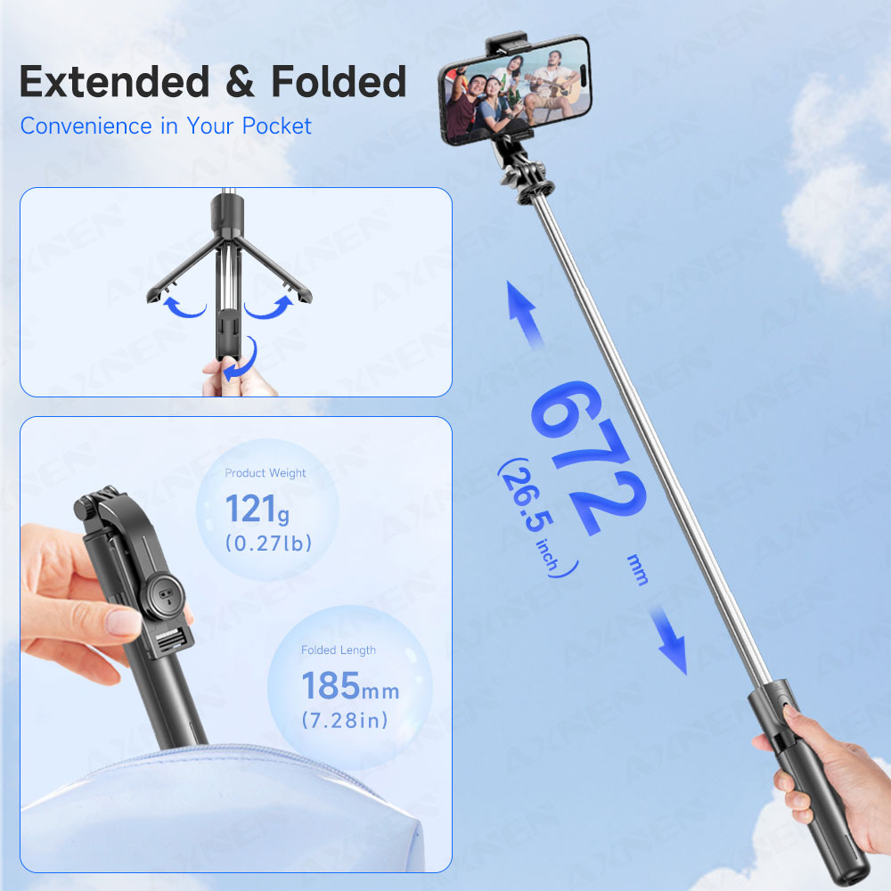 Tripé selfie stick com control - Smart Tv Stick avaliação e preço