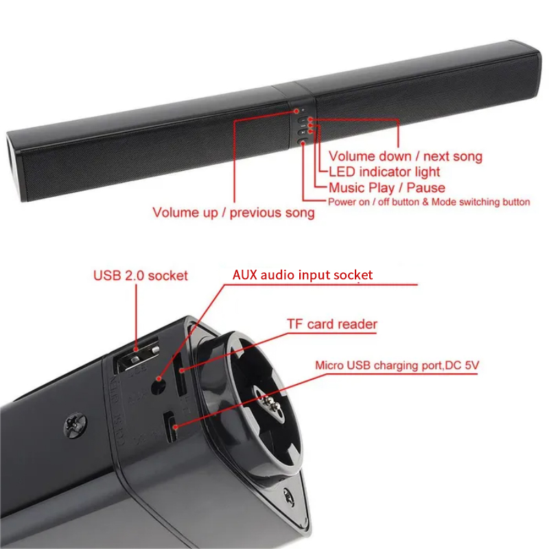 Poderoso soundbar som rádio bl - Home Cinema Audio System avaliação e preço