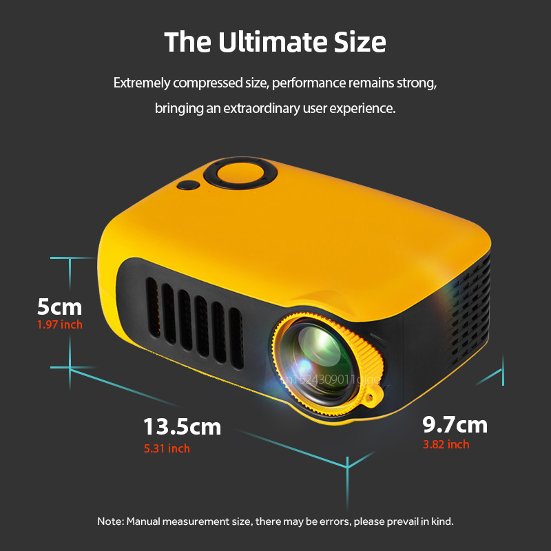 A2000 mini projetor portátil h - Home Cinema Mini avaliação e preço
