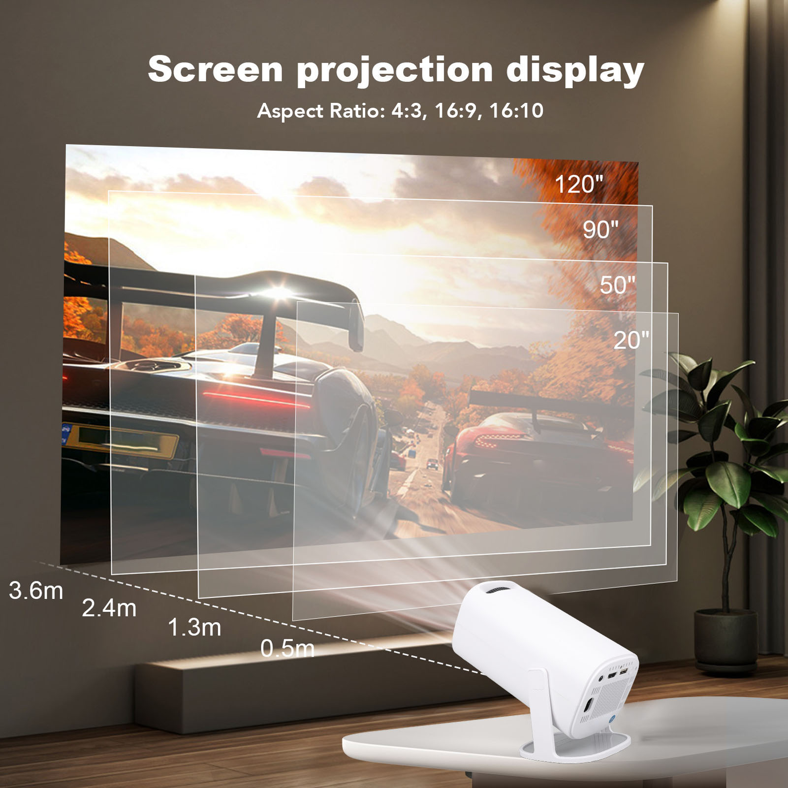 Projetor LED P30 1080P FHD 4K  - Home Cinema Mini avaliação e preço