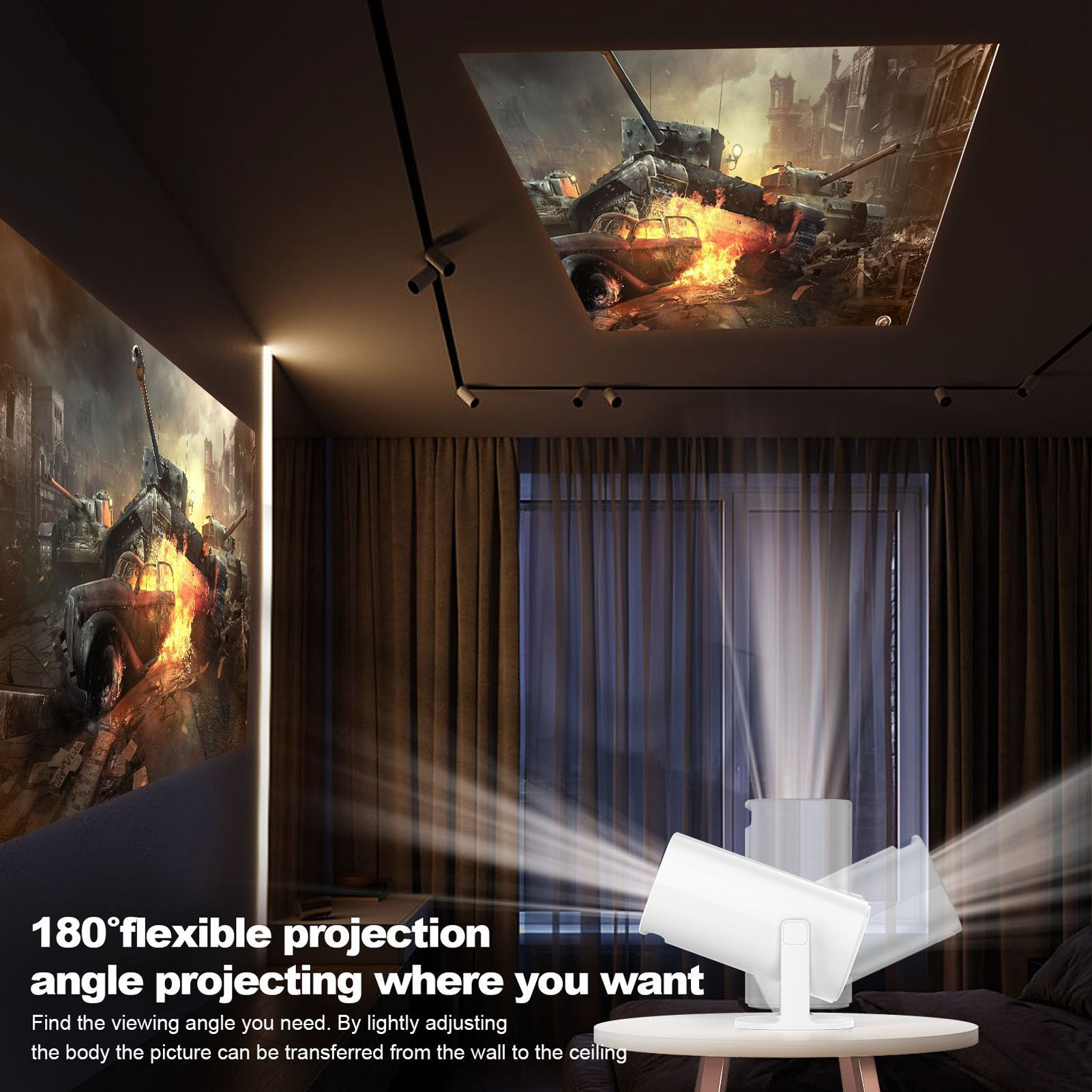 Projetor LED P30 1080P FHD 4K  - Home Cinema Mini avaliação e preço