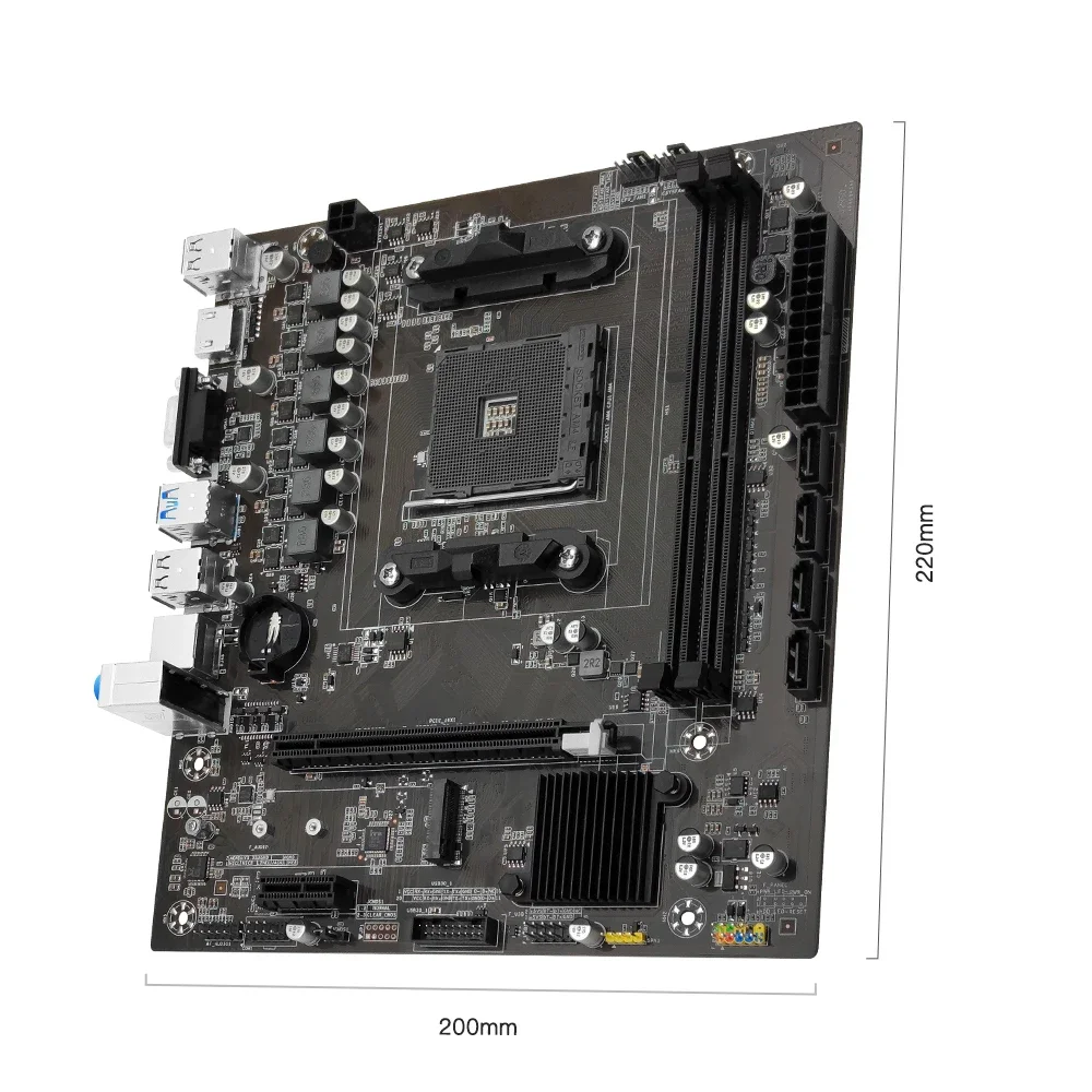 Placa-mãe MACHINIST B450 Proce - Home Cinema Video Processor avaliação e preço