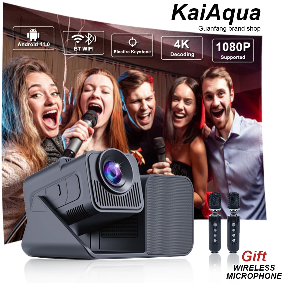 KaiAqua KTV Projetor de karaok - Home Cinema Karaoke Projector avaliação e preço