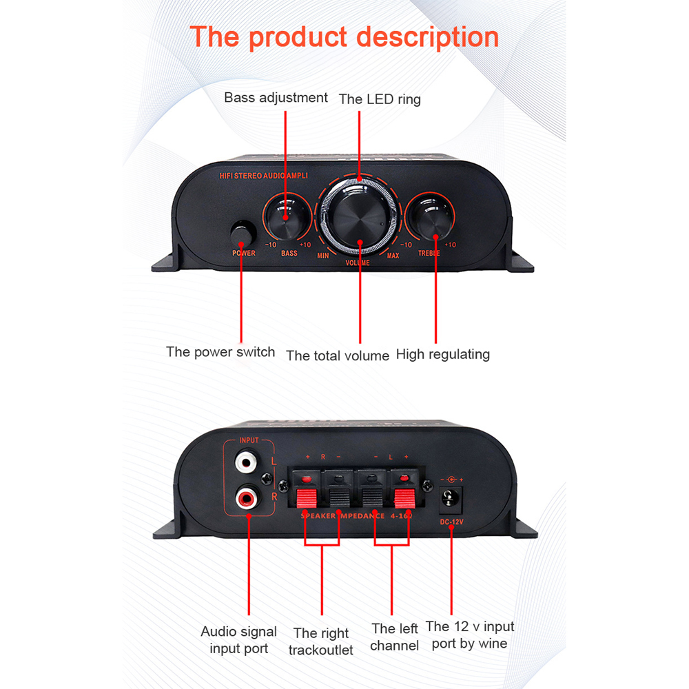 Ak170 amplificador de potência - Home Cinema Portable avaliação e preço
