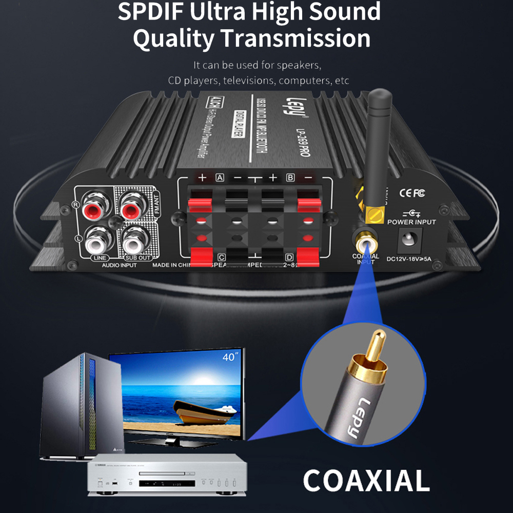 LEPY LP-269PRO Amplificador de - Home Cinema Audio System avaliação e preço