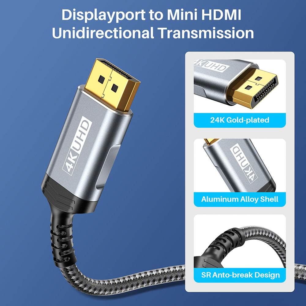 Cabo DisplayPort para Mini HDM - Home Cinema Portable avaliação e preço