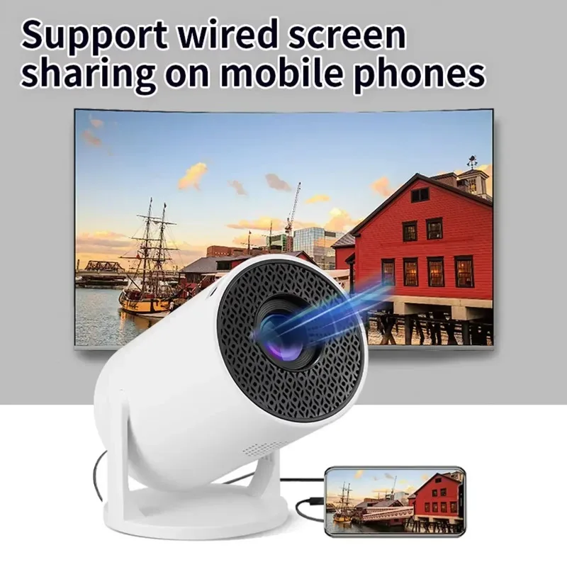 Novo Projetor Mini HY300 4K An - Home Cinema Mini avaliação e preço
