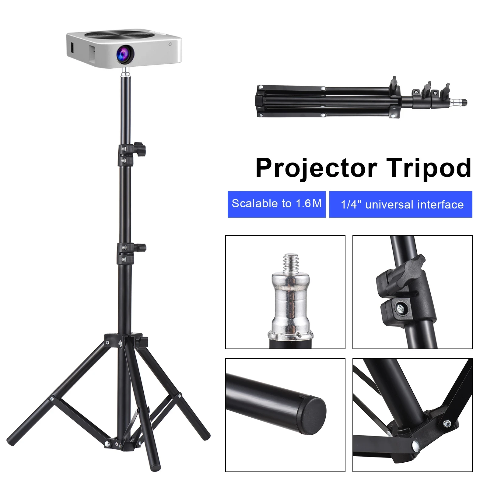 Tripé universal para projetor, - Home Cinema Portable avaliação e preço