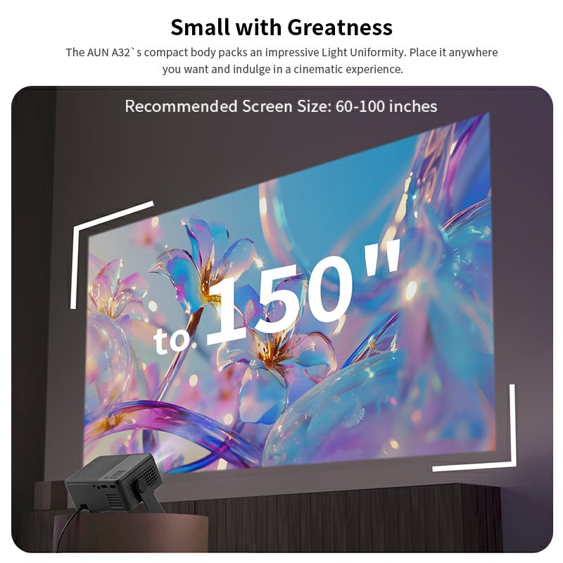 Projetor Android AUN A32 Pro M - Home Cinema Mini avaliação e preço