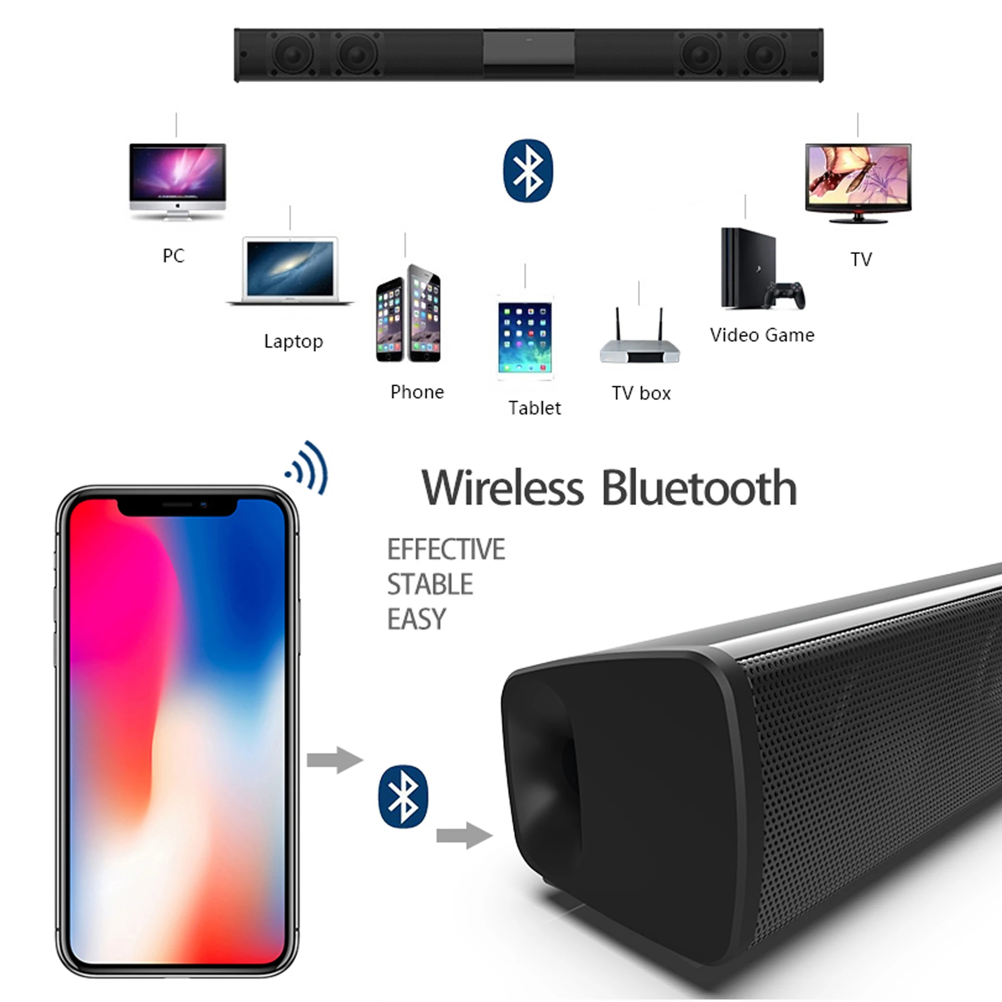 Barra de som de alta potência  - Home Cinema Audio System avaliação e preço