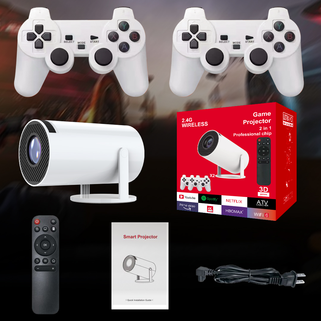 Projetor de jogo 3D 2 em 1 F30 - Netflix Home Cinema avaliação e preço