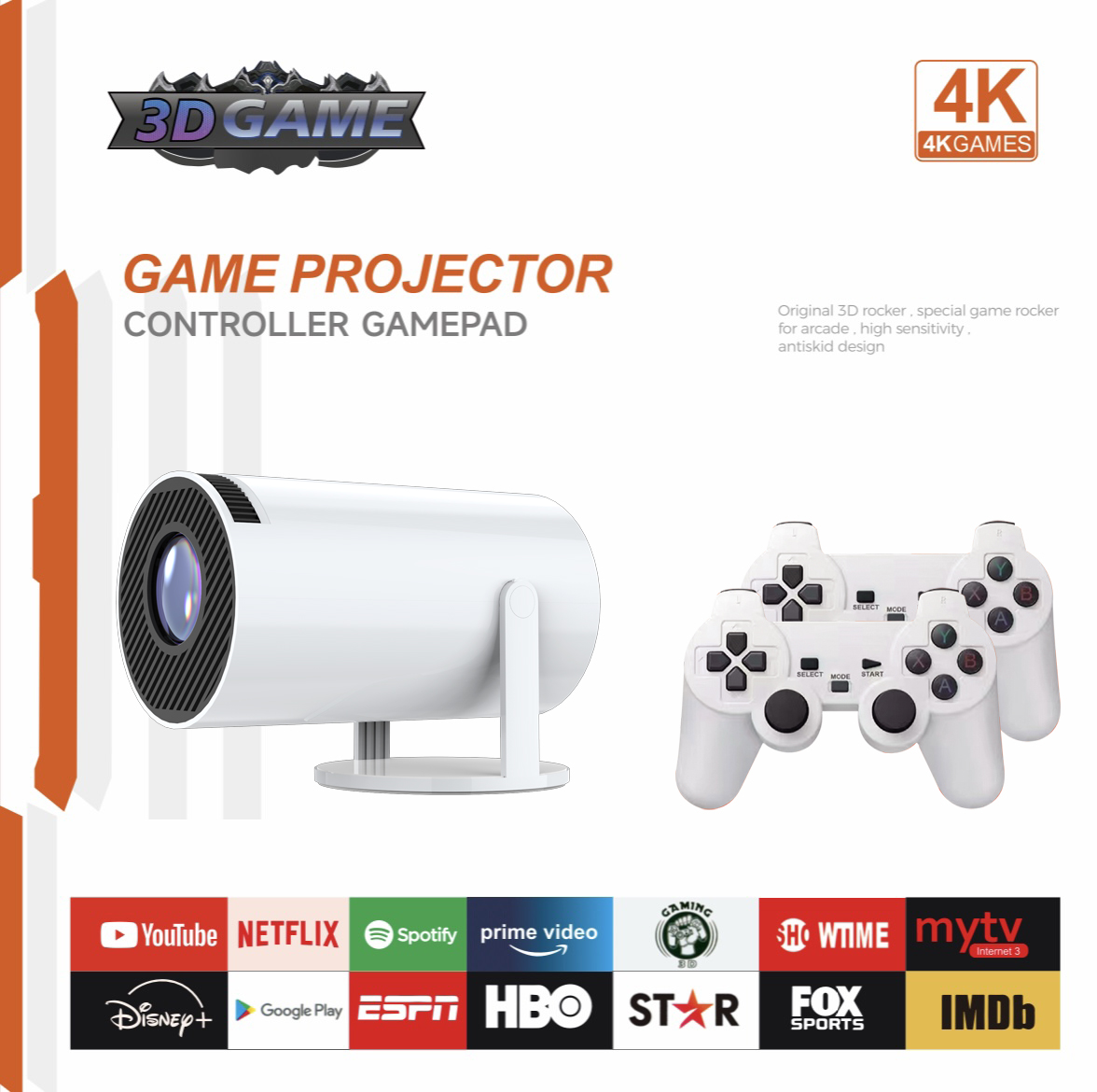 Projetor de jogo 3D 2 em 1 F30 - Netflix Home Cinema avaliação e preço