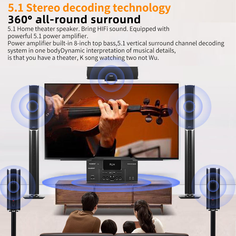 5.1 Surround Home Theater Sist - Home Cinema Xlr avaliação e preço