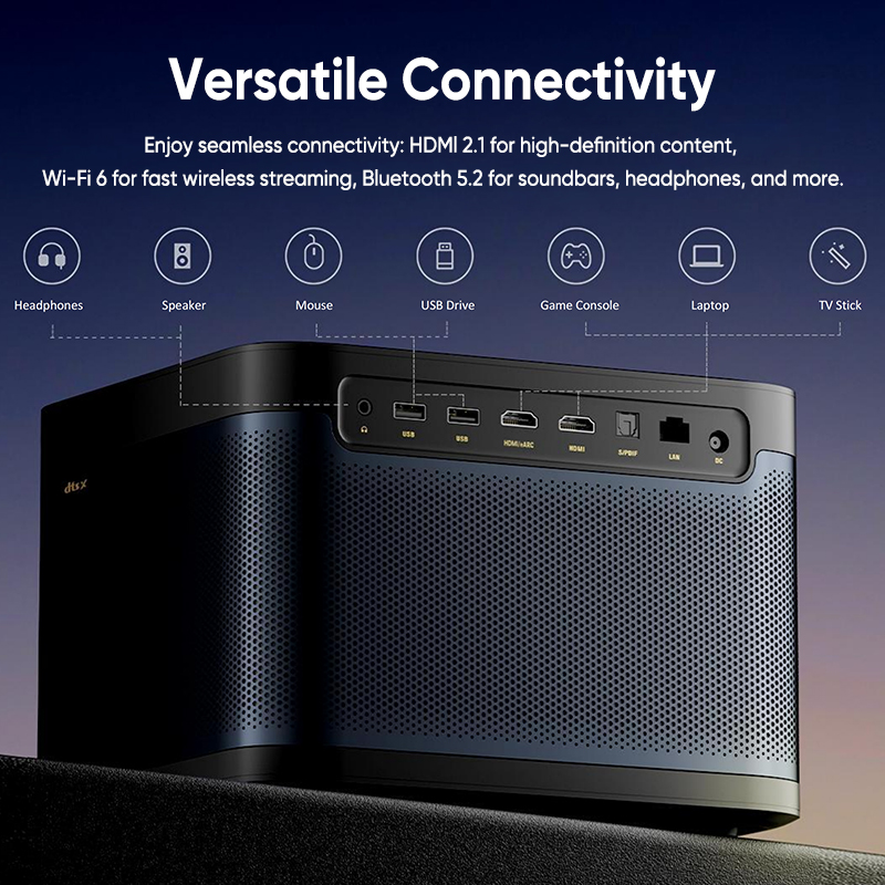 Projetor a Laser Dangbei DBOX0 - Netflix Home Cinema avaliação e preço