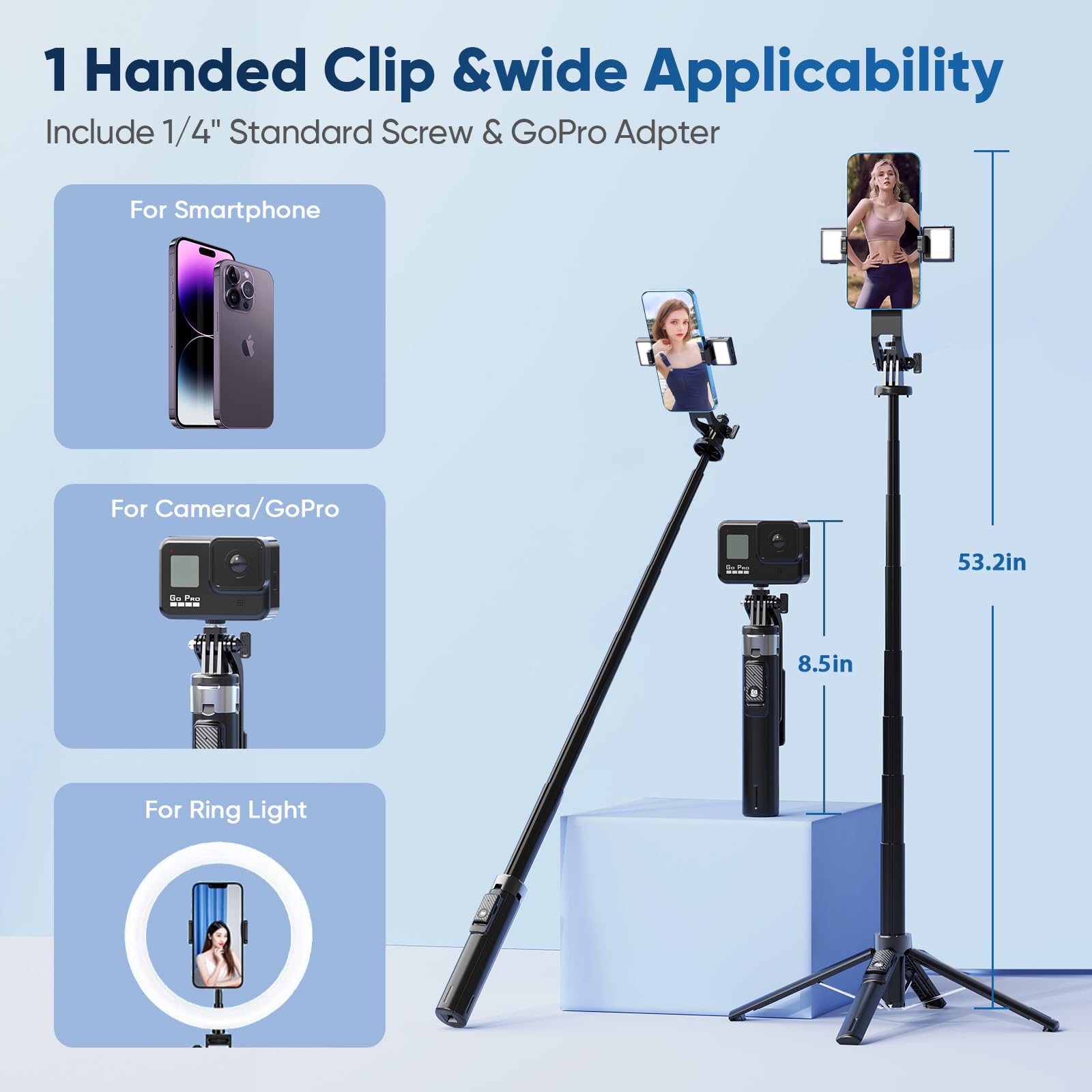 1300mm sem fio bluetooth selfi - Smart Tv Stick avaliação e preço