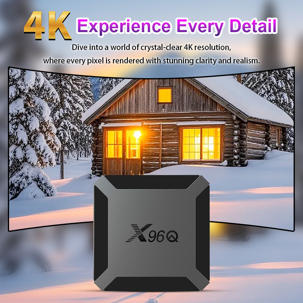 X96Q Android TV Box Quad Core  - Netflix Home Cinema avaliação e preço