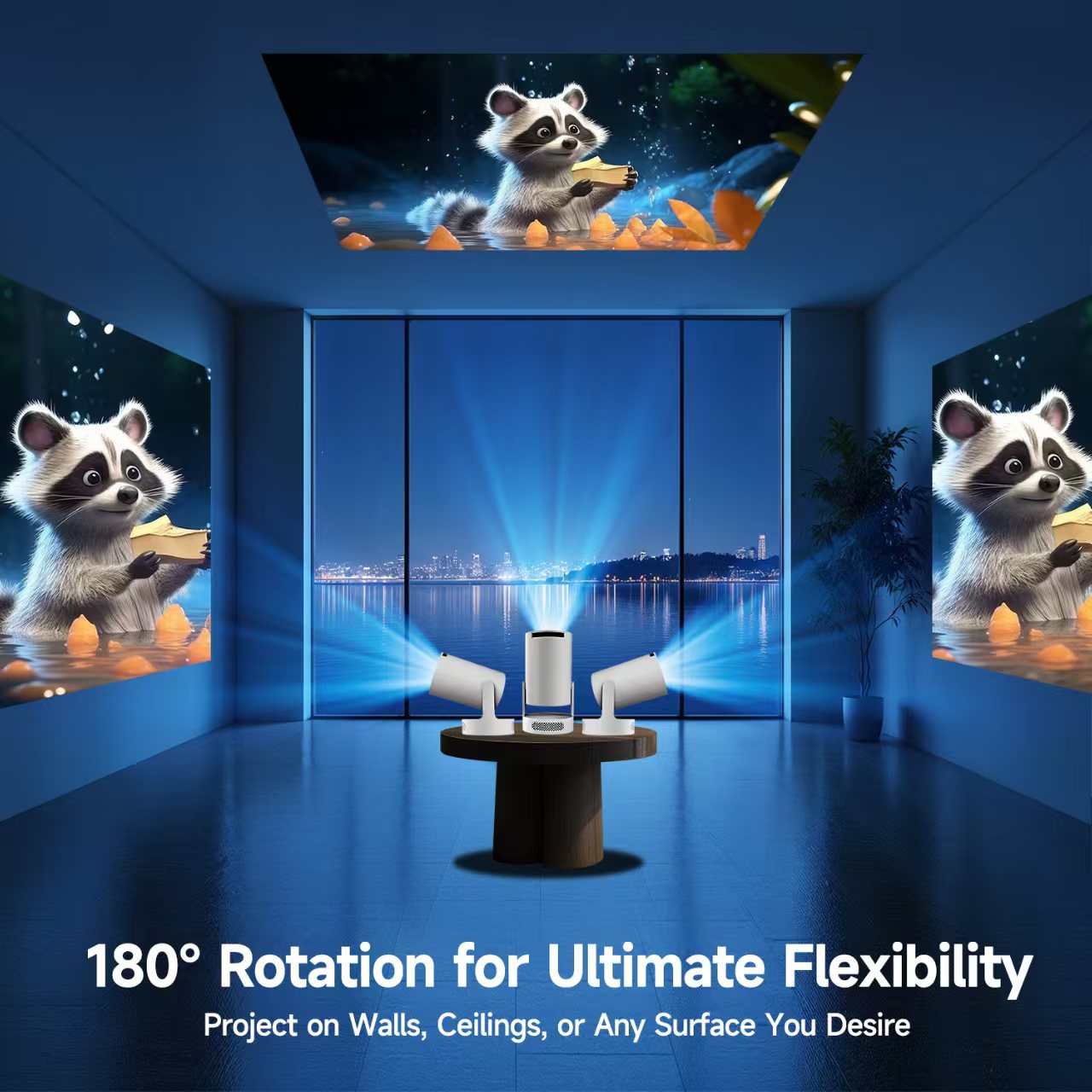 Mini Projetor Portátil HY300 A - Home Cinema Mini avaliação e preço