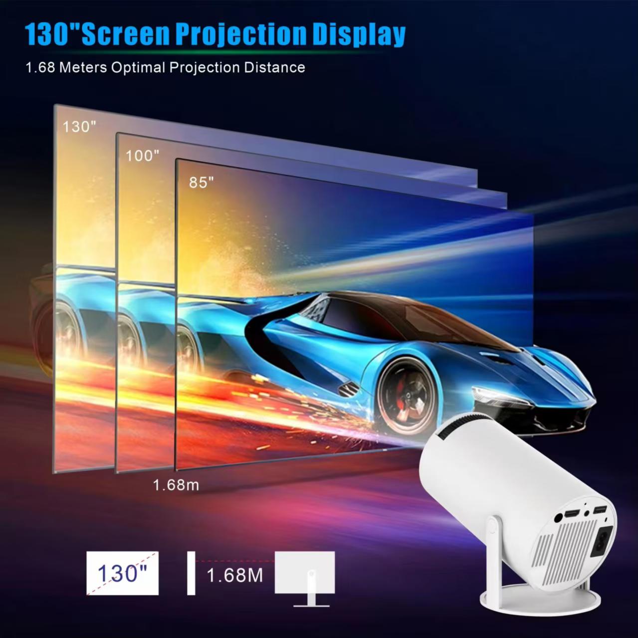 Mini Projetor Portátil HY300 A - Home Cinema Mini avaliação e preço