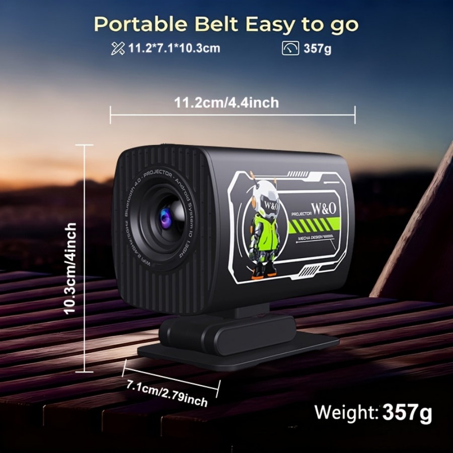 Novo Projetor Portátil Mini 10 - Home Cinema Mini avaliação e preço