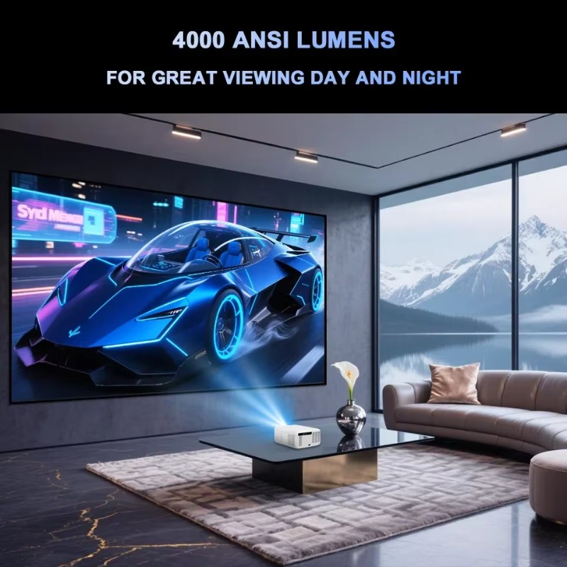 Projetor D10S 4K com Chip V660 - Home Cinema Mini avaliação e preço