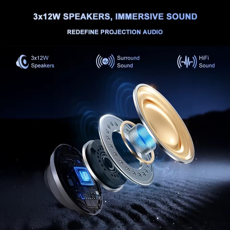 Projetor D10S 4K com Chip V660 - Home Cinema Mini avaliação e preço