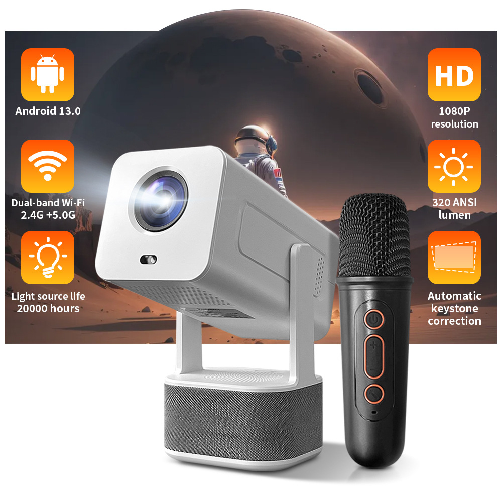Projetor de karaokê ao ar livr - Home Cinema Karaoke Projector avaliação e preço