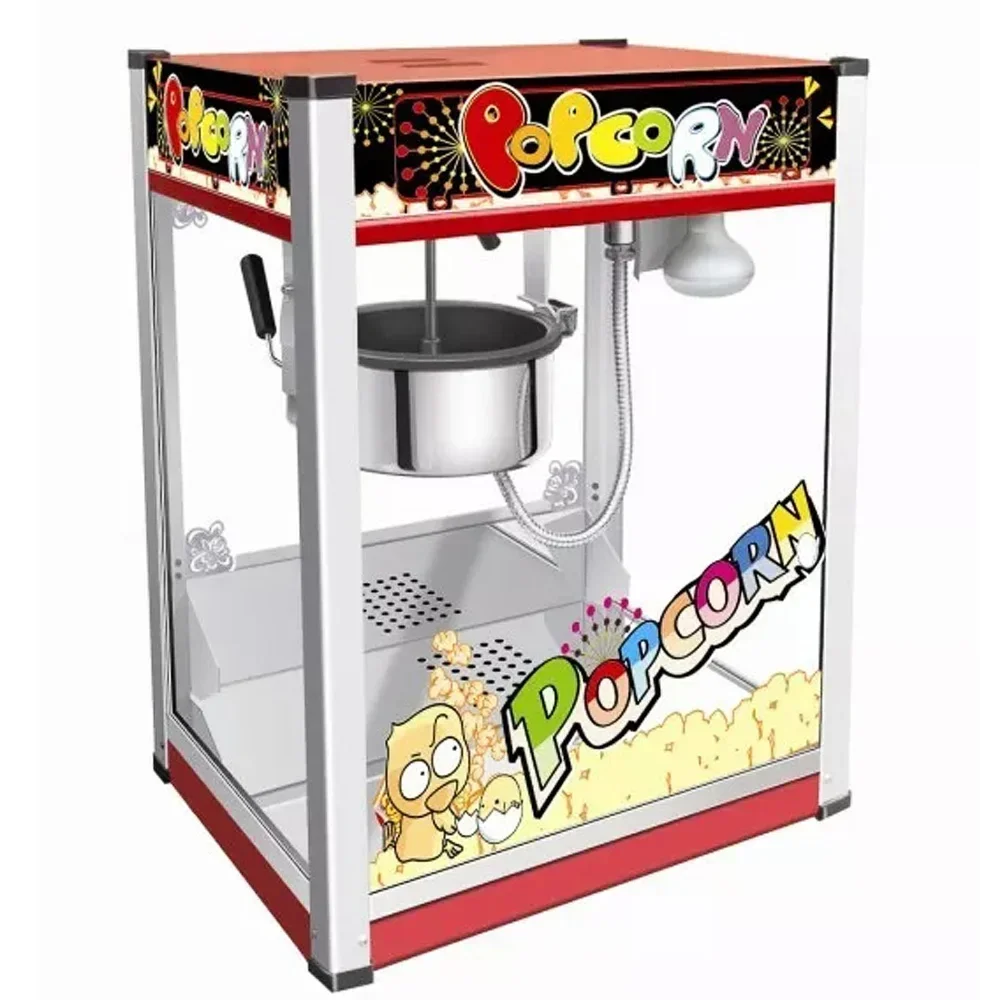 Máquina de pipoca móvel de aço - Popcorn Machine Home avaliação e preço