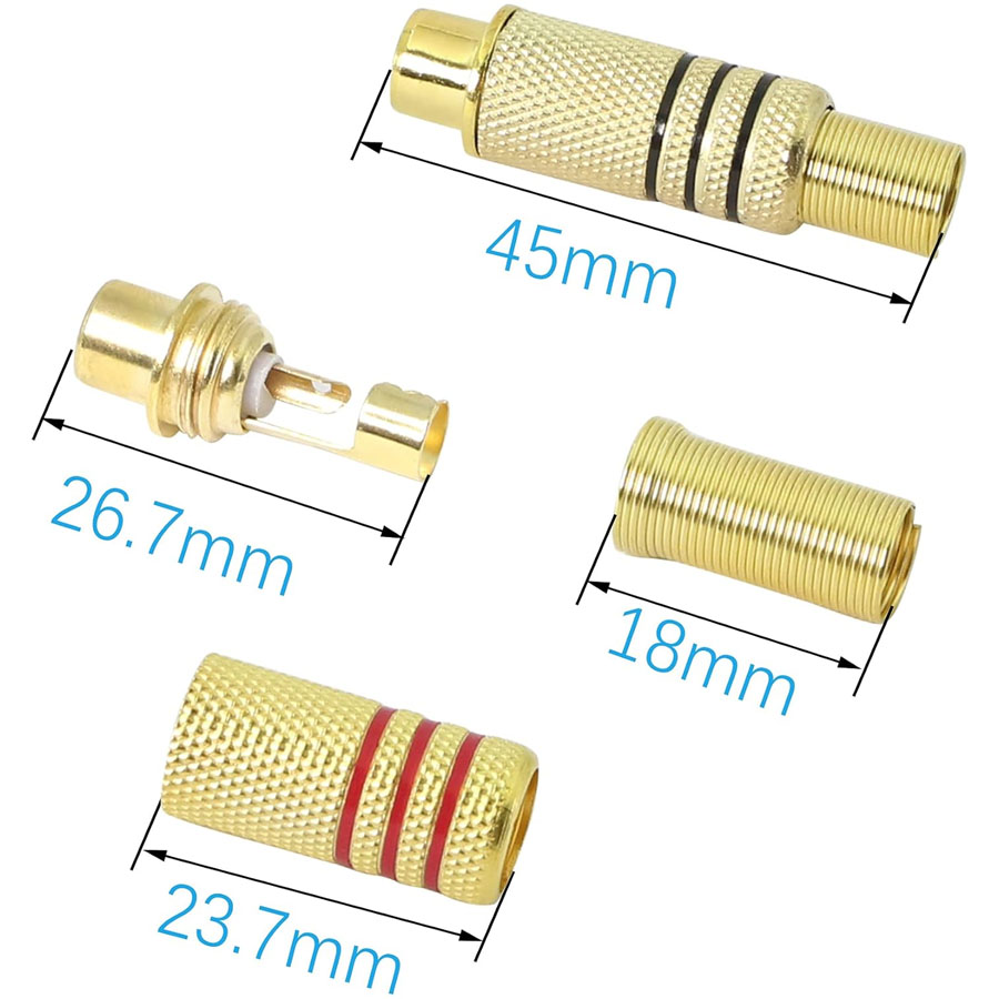 Conector de Áudio e Vídeo RCA  - Home Cinema Audio System avaliação e preço