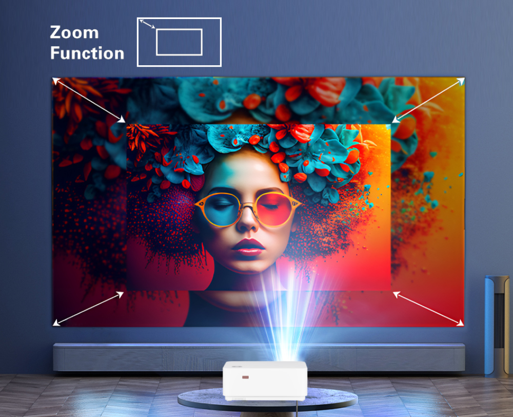 WZATCO-Projetor LED Full HD pa - Home Cinema Mini avaliação e preço