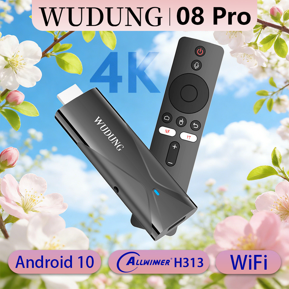 WD08 PRO TV Dongle Android 10  - Netflix Home Cinema avaliação e preço