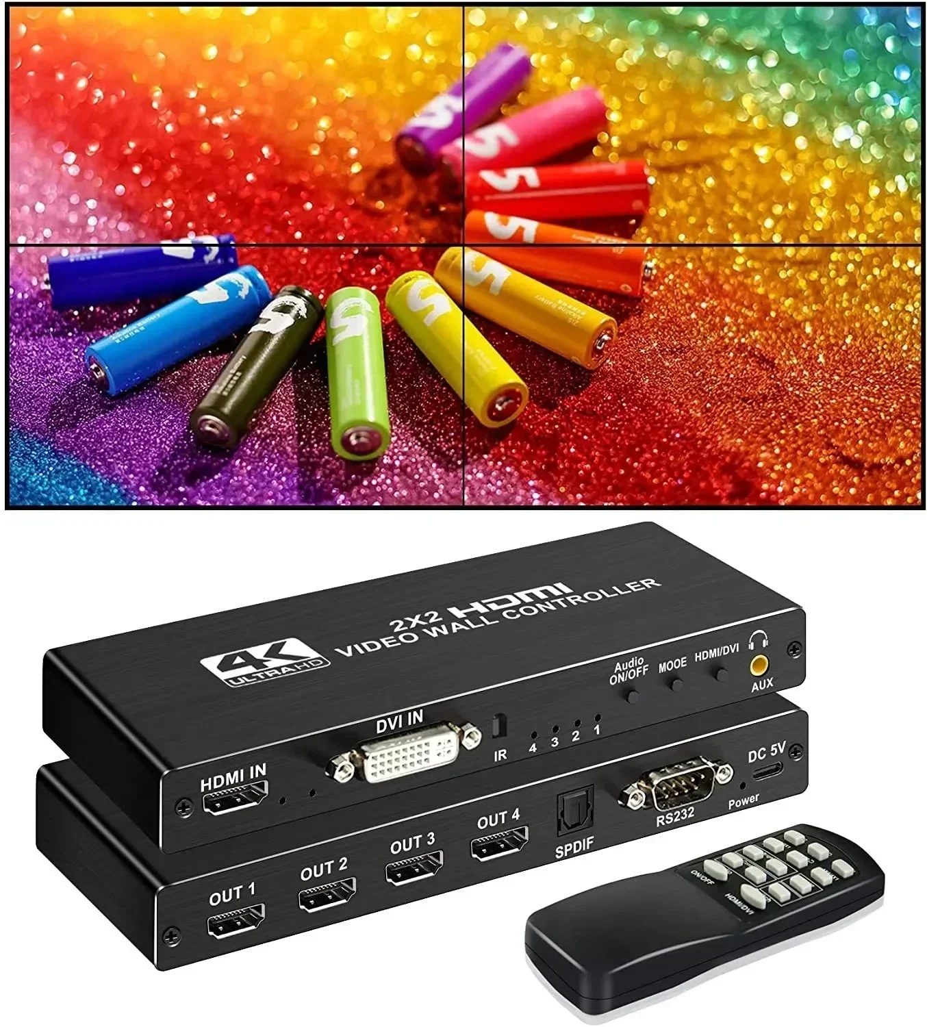 Controlador de parede de vídeo - Home Cinema Video Processor avaliação e preço