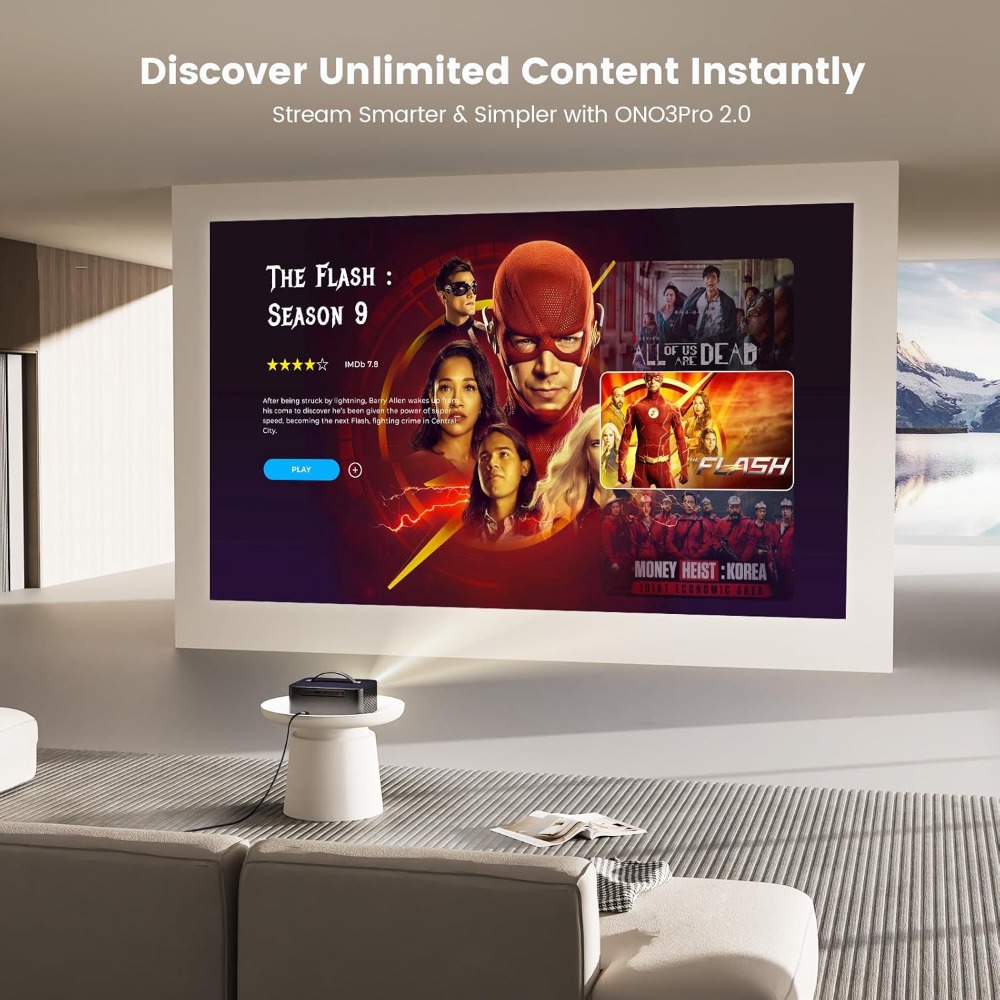 Projetor Inteligente 4K com Wi - Netflix Home Cinema avaliação e preço