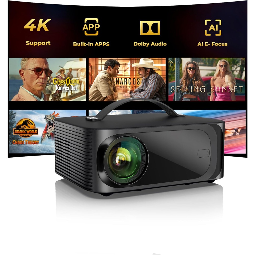 Projetor Inteligente 4K com Wi - Netflix Home Cinema avaliação e preço